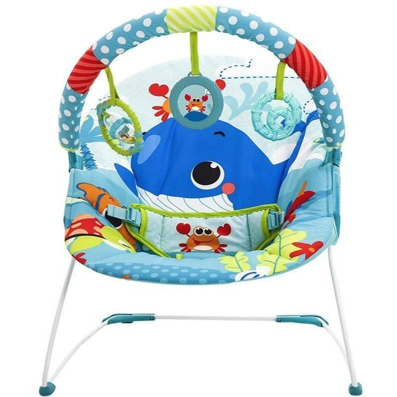 Mastela Toddler to Newborn Baby Rocker, Bouncer Musical Chair- Blue - 6938