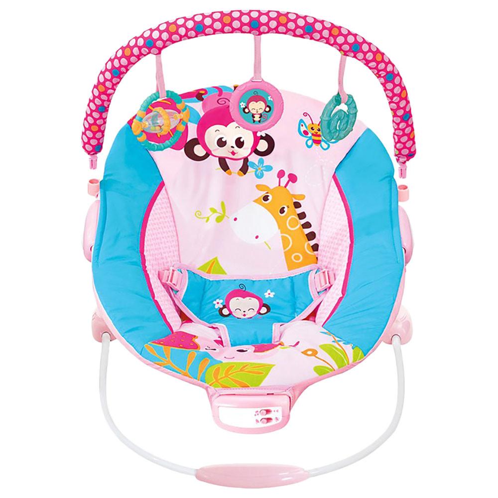 Mastela Toddler to Newborn Baby Rocker, Bouncer Musical Chair- Pink - 6316