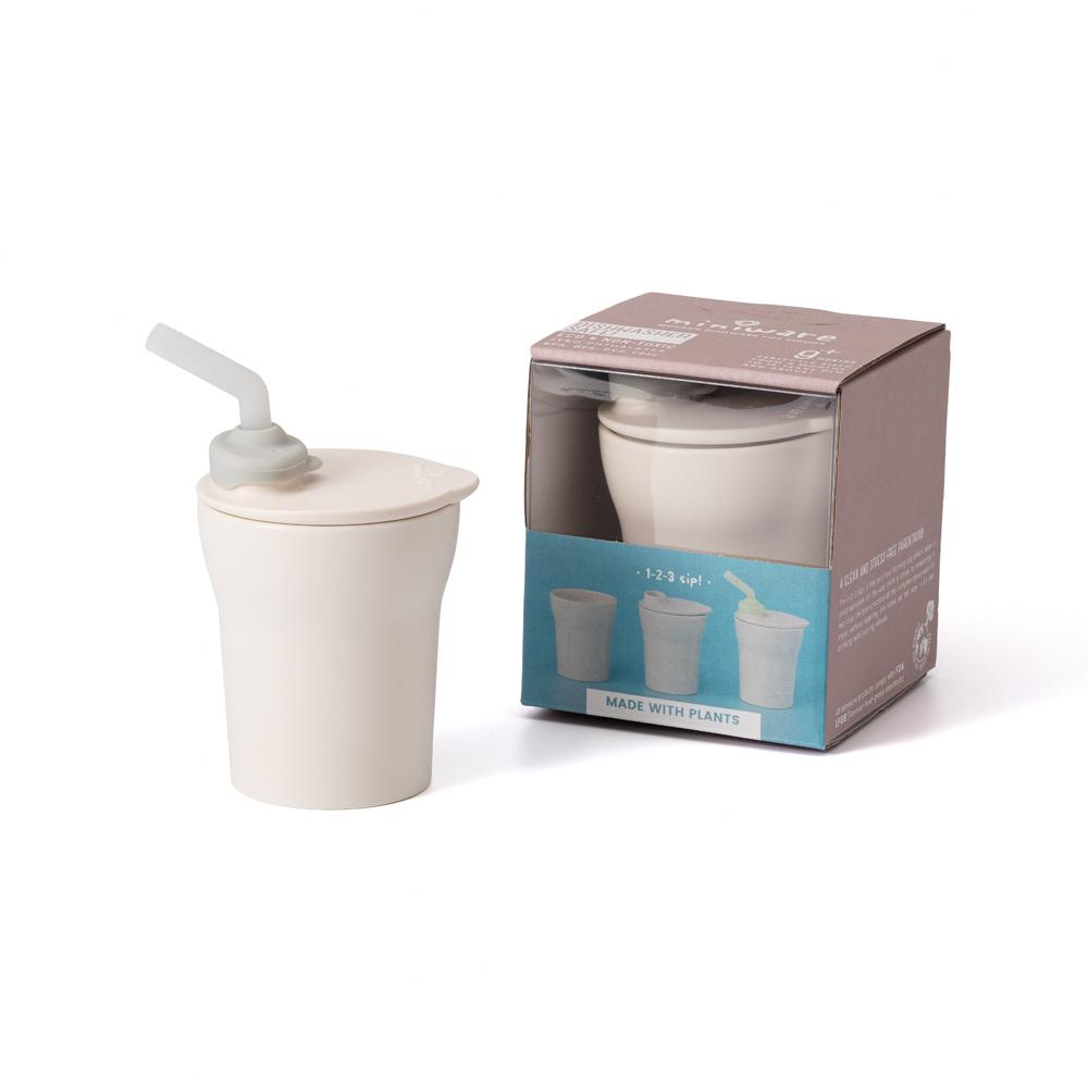Miniware 1-2-3 Sip! Sippy Cup- Vanilla/Grey - MWSCVG