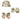 Mittens, Booties and Cap Set Combo of 2- Option I - MBC2-MP-MWBKL