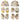 Mittens, Booties and Cap Set Combo of 2- Option I - MBC2-MP-MWBKL