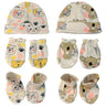 Mittens, Booties and Cap Set Combo of 2- Option I - MBC2-MP-MWBKL