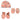 Mittens, Booties and Cap Set Combo of 2- Option K - MBC2-MP-HLBMU