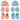 Mittens, Booties and Cap Set Combo of 2- Option K - MBC2-MP-HLBMU