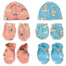 Mittens, Booties and Cap Set Combo of 2- Option K - MBC2-MP-HLBMU