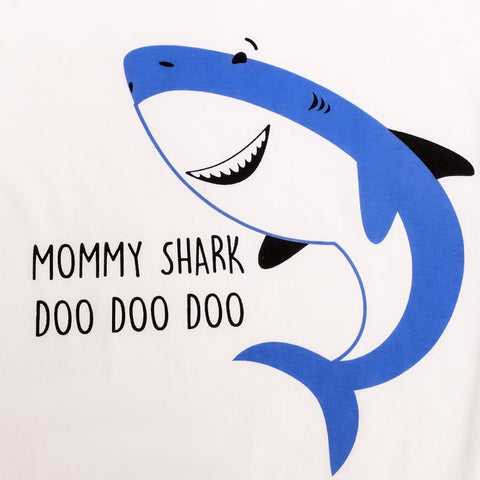 Mommy Shark Womens T shirt - TWWM-MMSK-S