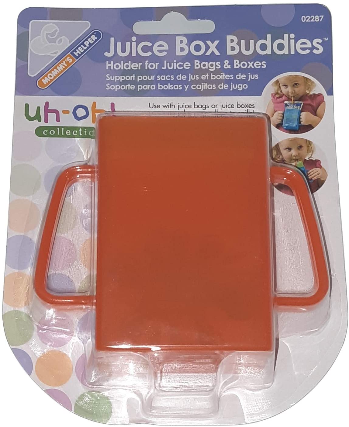 Mommys Helper Juice Box Buddies Cups & Sipper - Orange - MH02287