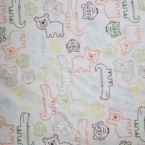 My Animal Kingdom - Baby Crib Sheet - CRB-ANML