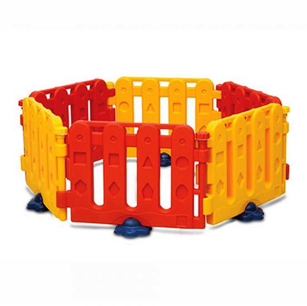 Ok Play Activity Center Play Pen - Yellow and Red - FTFT000067