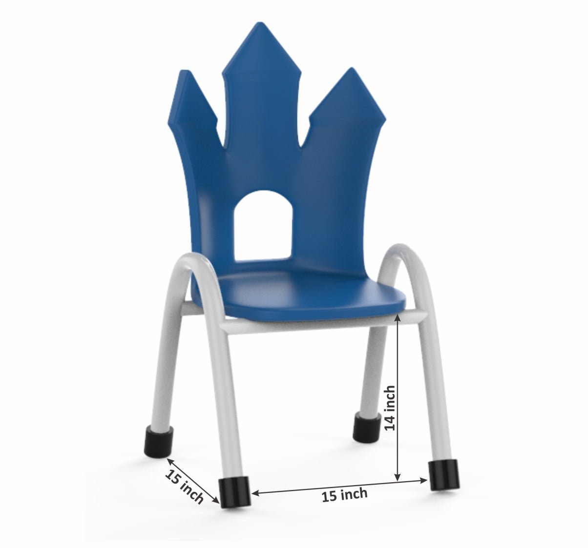 Ok Play Castle Chair - Blue (14 inches) - FTFF000101