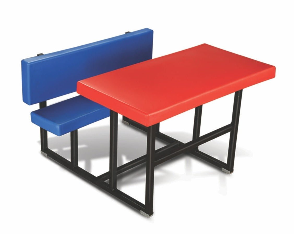 OK Play Dual Study Desk for Kids - Red & Blue - FTFF000016