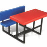 OK Play Dual Study Desk for Kids - Red & Blue - FTFF000016