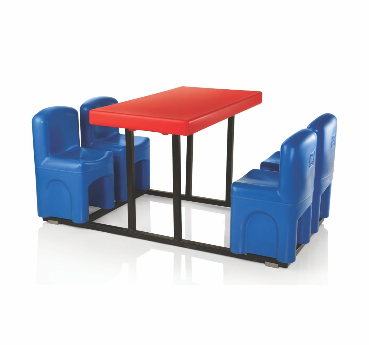 OK PLAY Fun Four Desk – BLUE / RED -