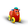 OK Play Humpty Dumpty Push Rider - Red - FTFT000140