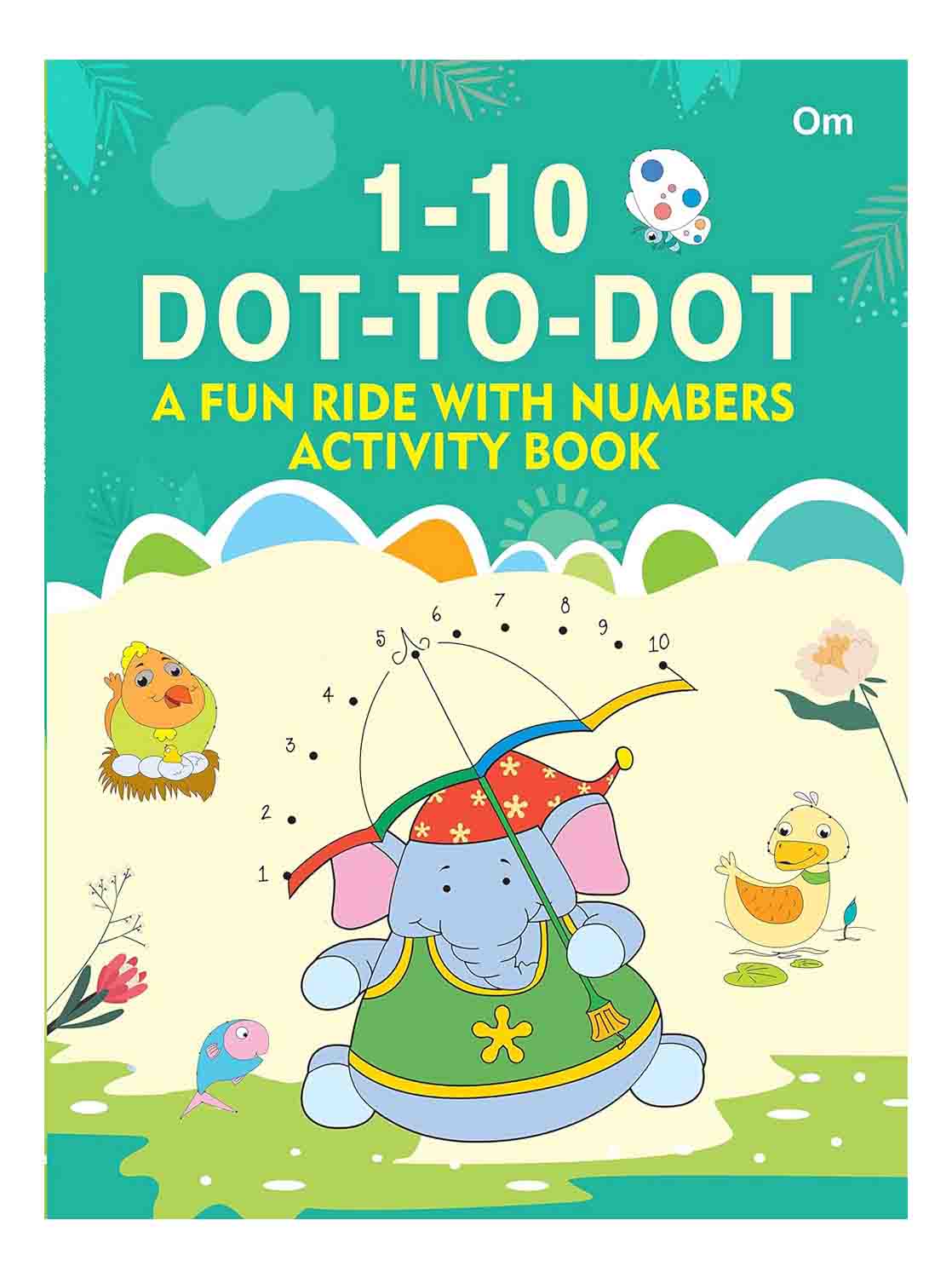 Om Books International 1-10 Dot-to-Dot Activity Book for Children - ‎ 9789382607076