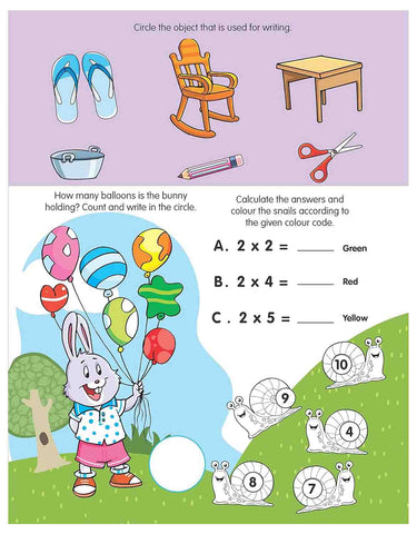 Om Books International 1000 Activity Book- Mazes, Dot to Dot, Spot the Difference - 9789395701952
