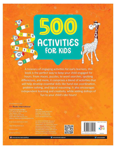 Om Books International 500 Activities for Kids Book- 1 - ‎ 9789395701914