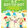 Om Books International A-Z Dot-to-Dot : A Fun Ride with Uppercase Alphabet Activity Book - 9789382607069