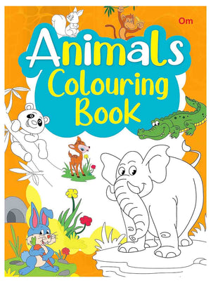 Om Books International Animals Colouring book - Copy Colouring books - 9789385273179