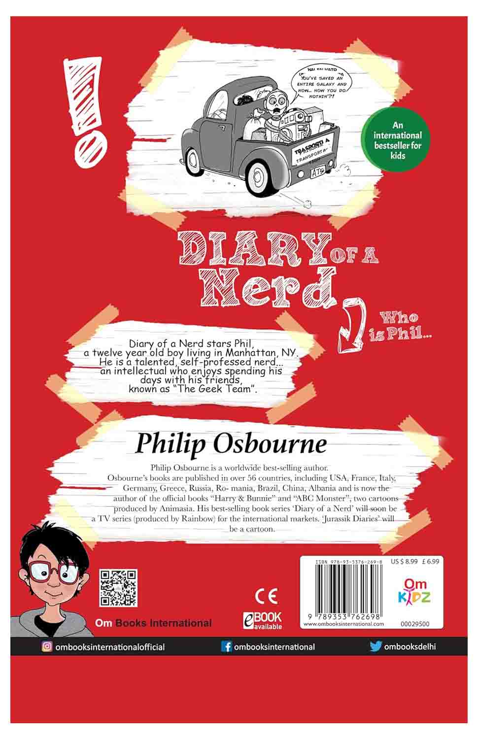 Om Books International Diary of a Nerd : The story of a very special kid who believes in fantasy - 9789394547247
