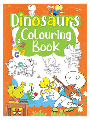 Om Books International Dinosaurs Colouring book- Copy Colouring books - 9789385273186