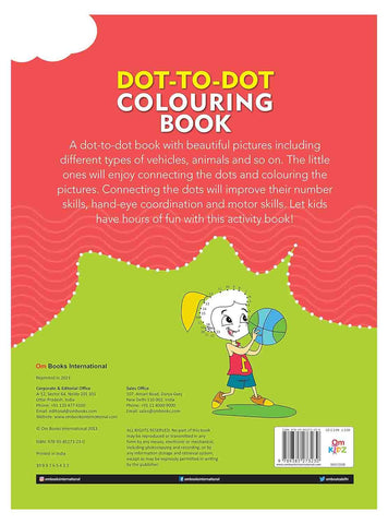 Om Books International Dot-to-Dot Colouring Book Level 4 - 9789385273230