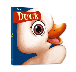 Om Books International Duck ( Animals and Birds )- Cutout Board Books - 9789384119096
