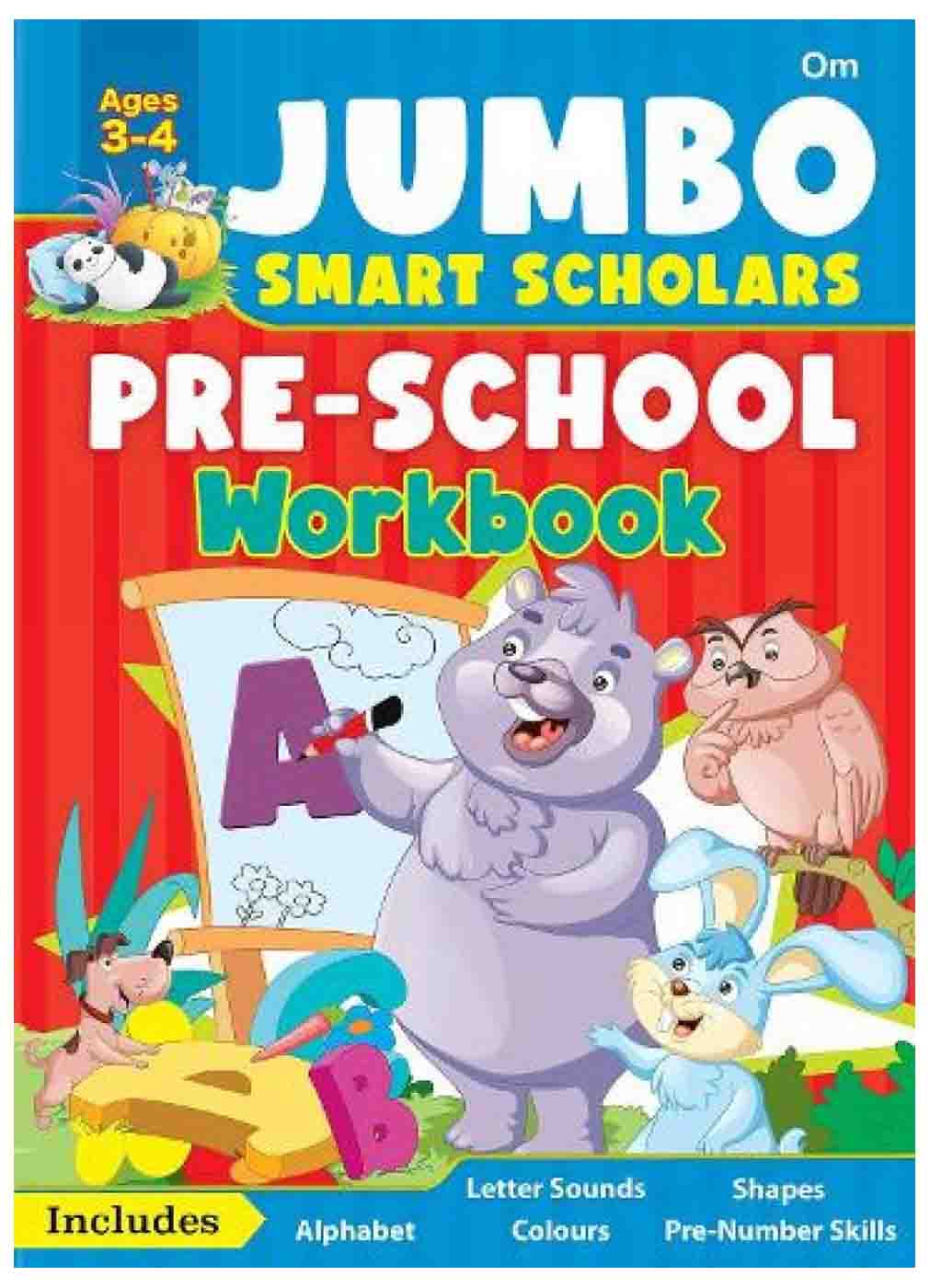 Om Books International Jumbo Smart Scholars- Grade 1 Workbook Activity Book - 9789352760398