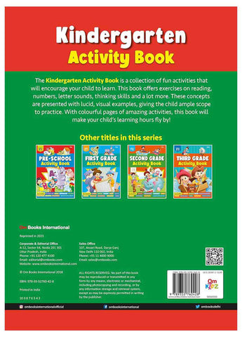 Om Books International Jumbo Smart Scholars Kindergarten Workbook - 9789352760428
