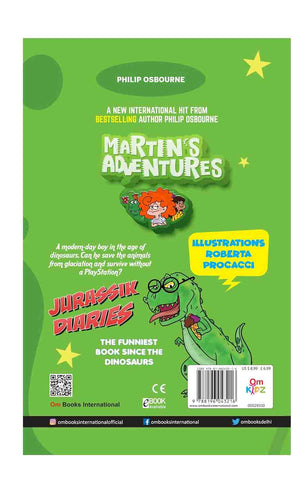 Om Books International Martin's Adventures: Jurassik Diaries- A New World - 9788196043216