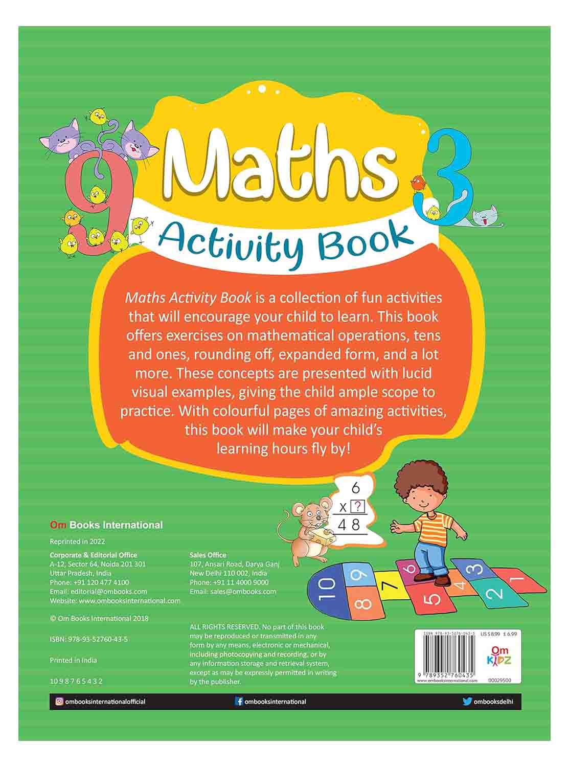 Om Books International Maths Activity Book - 9789352760435