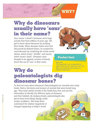 Om Books International My Encyclopedia of Dinosaurs- What? Why? How? When? - 9789353768911