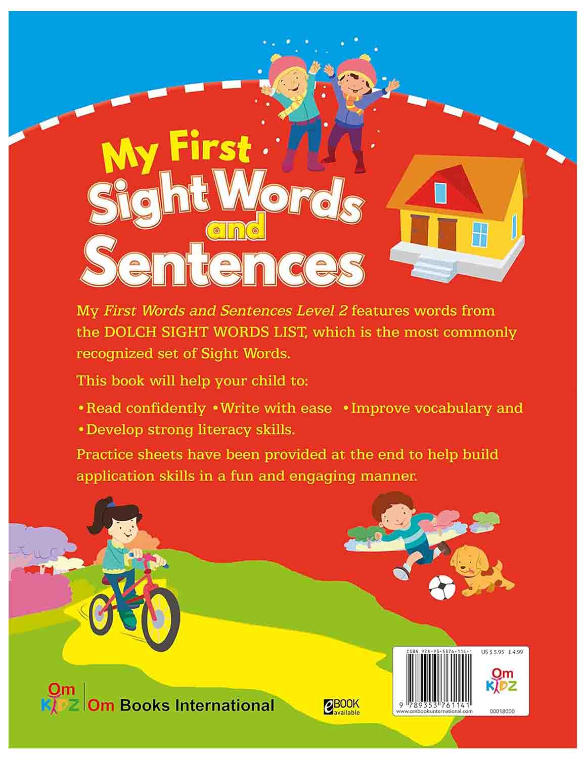 Om Books International My First Sight Words and Sentences Level- 2 - 9789353761141