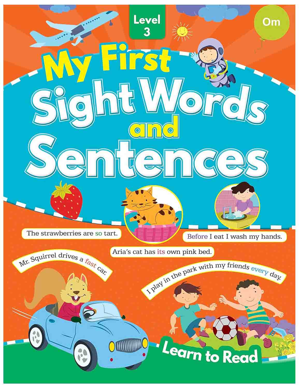Om Books International My First Sight Words and Sentences Level - 3 - 9789352769391