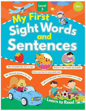 Om Books International My First Sight Words and Sentences Level - 3 - 9789352769391
