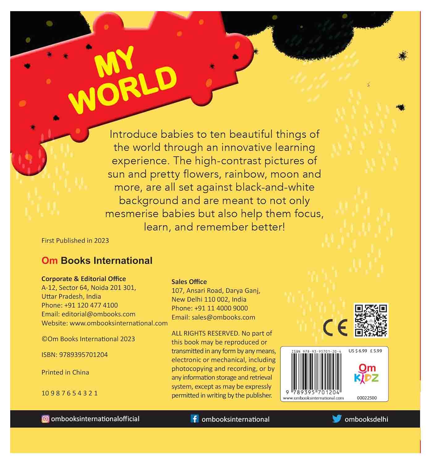 Om Books International My World- High contrast - 9789395701204