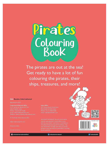 Om Books international Pirates Colouring book- Copy Colouring books - 9789385273193