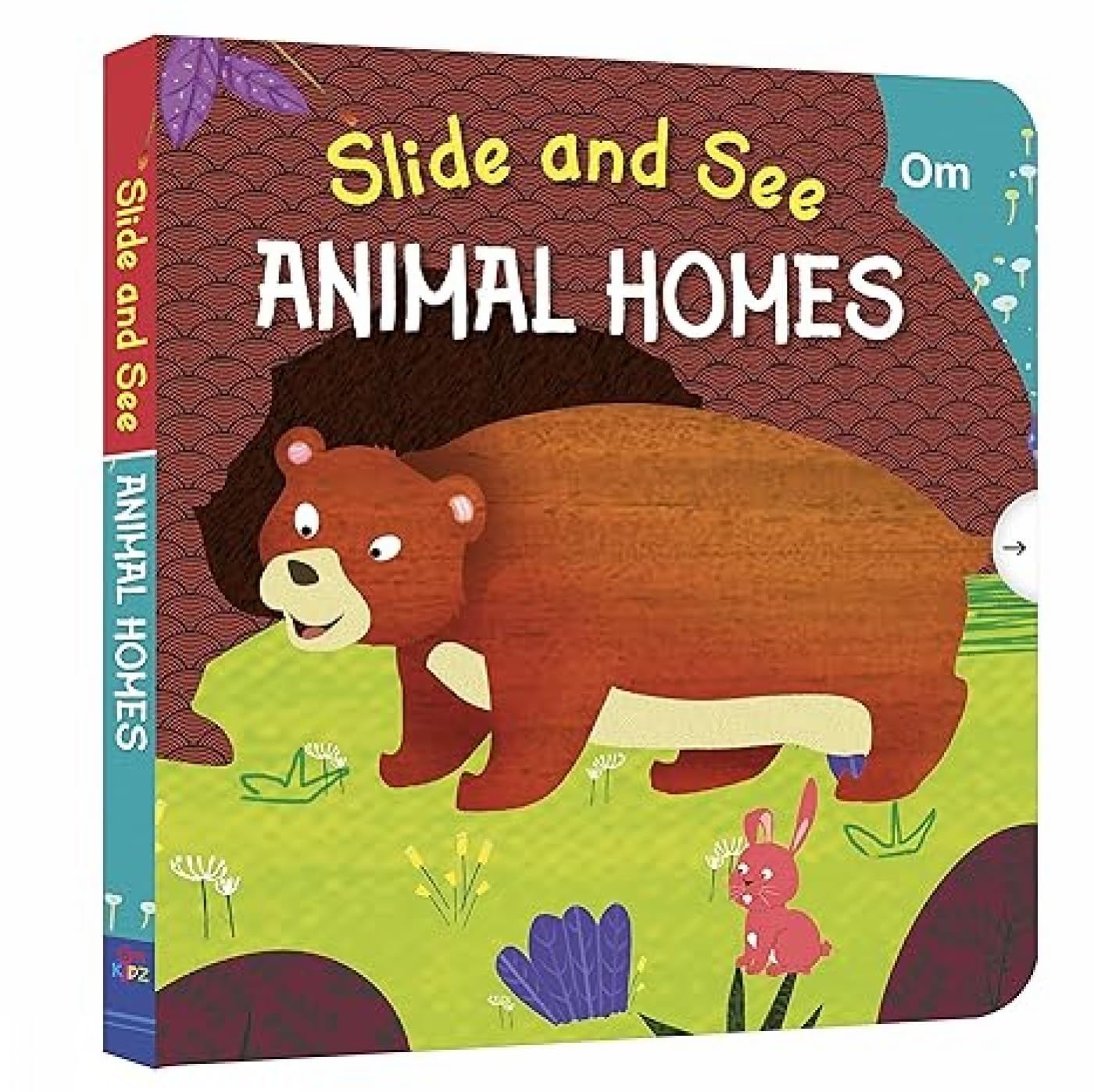 Om Books International Slide and See Animals Homes - 9789352764235