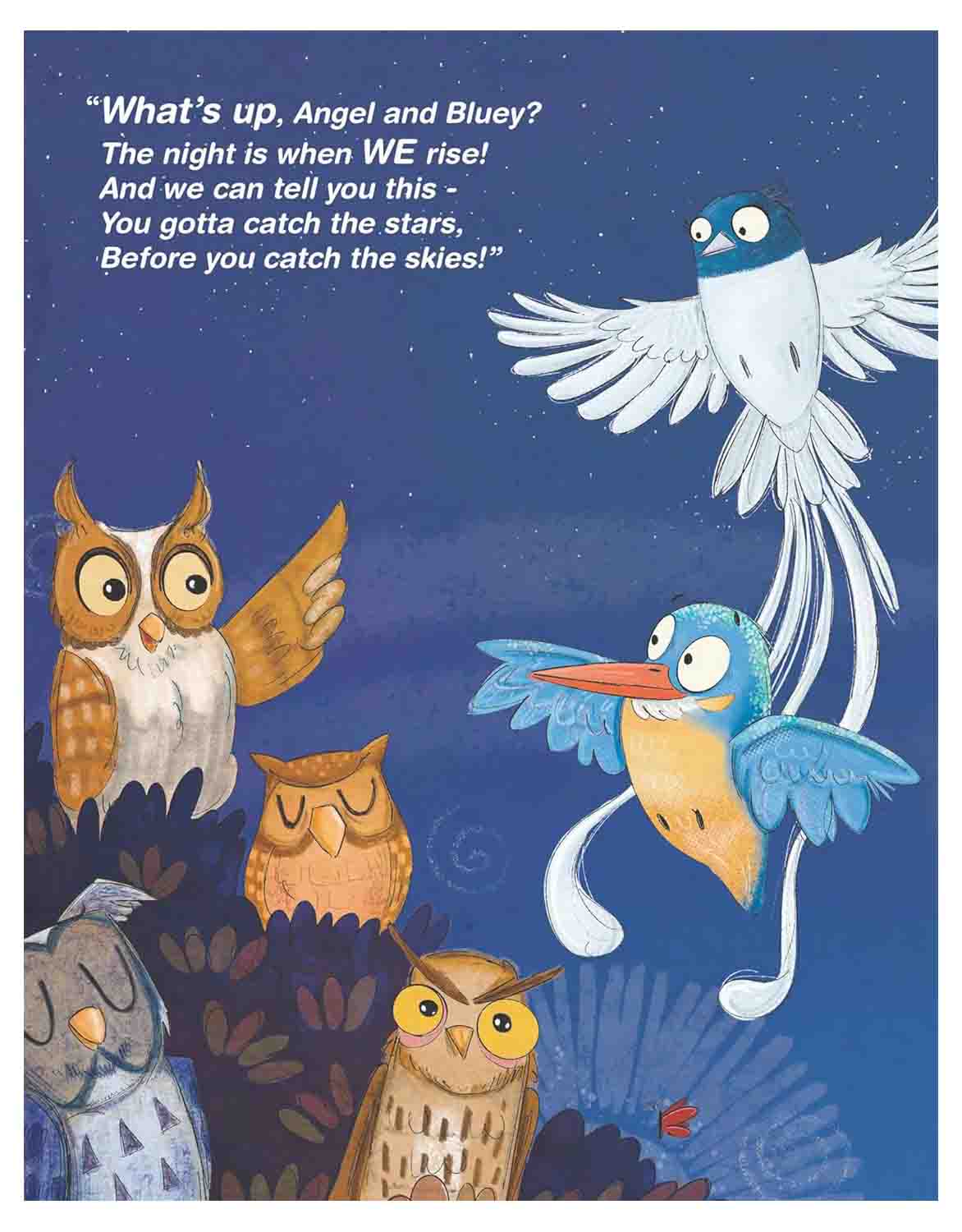 Om Books International The Little Seekers Bluey's Sky - 9789353767761