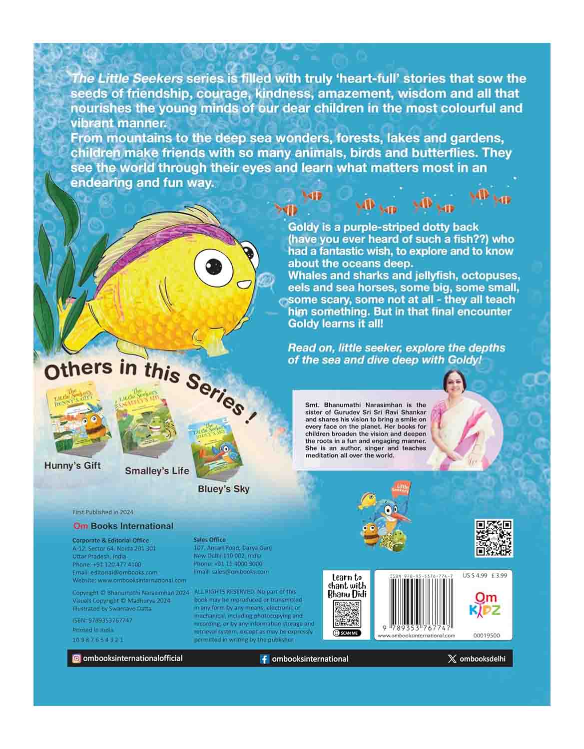 Om Books International The Little Seekers Goldy's Quest - 9789353767747