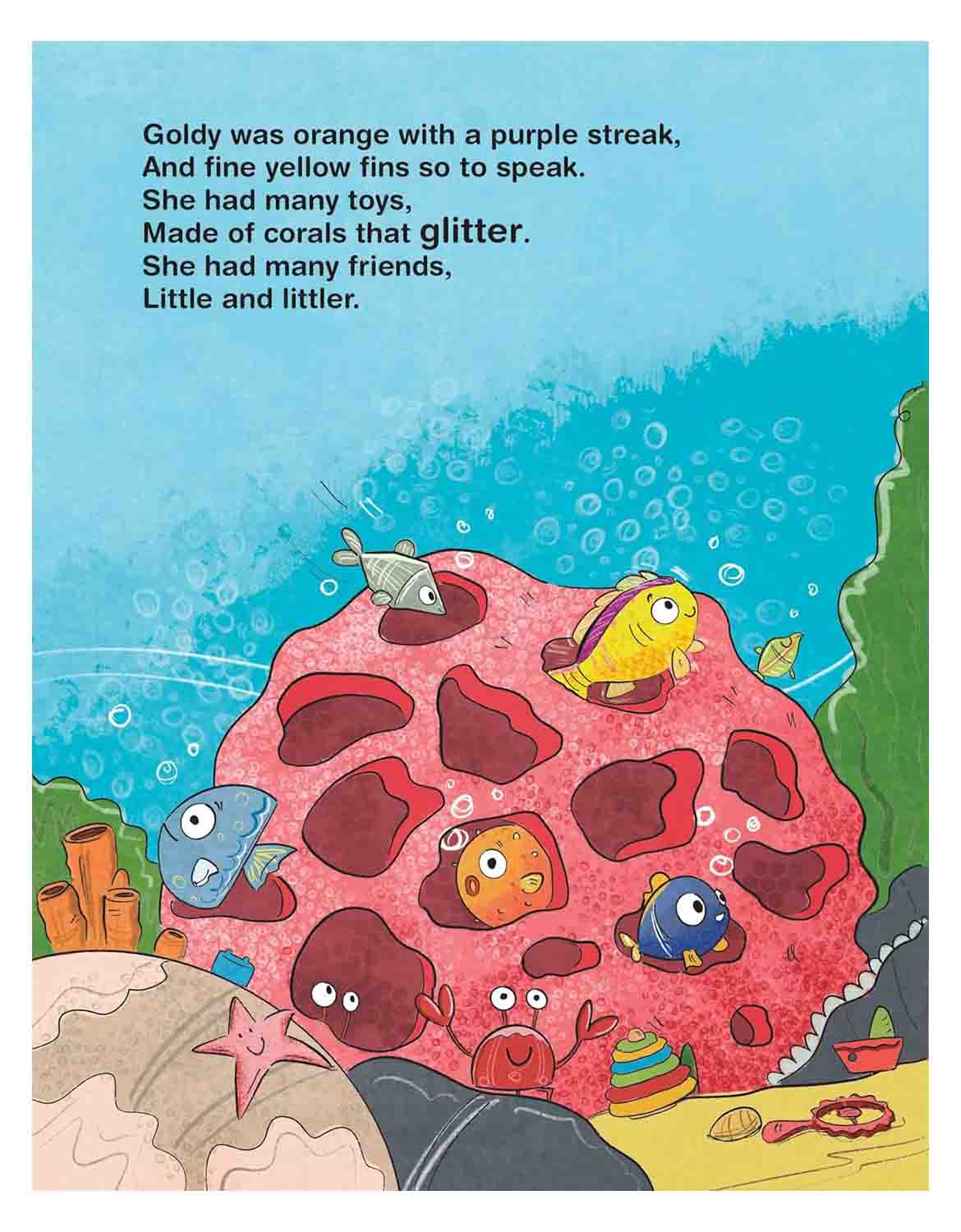 Om Books International The Little Seekers Goldy's Quest - 9789353767747