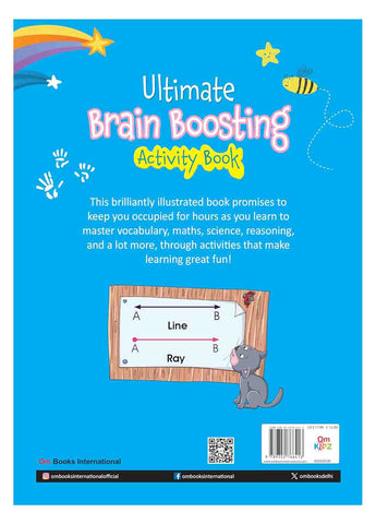 Om Books International Ultimate Brain Boosting Activity Book- Fun activities for kids - 9789352766413