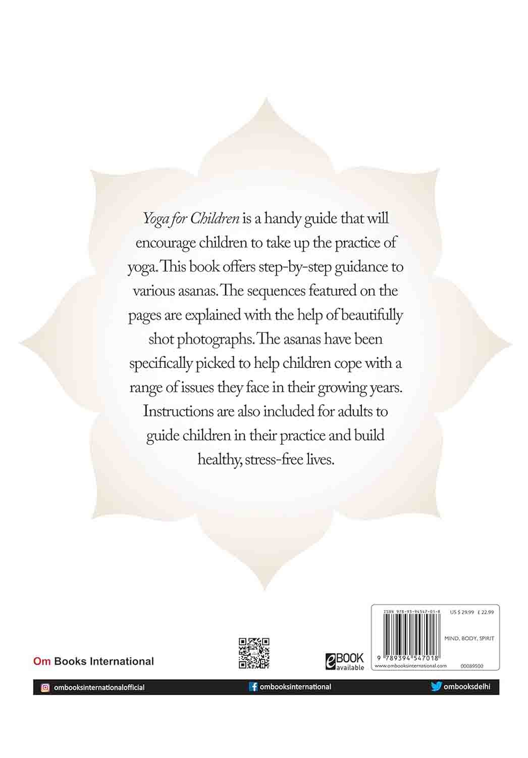 Om Books International Yoga for Children Step by Step - 9789394547018