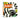 Om Books International Zebra ( Animals and Birds )- Cutout Board Books - 9789353761127