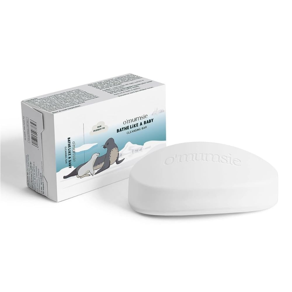 O'mumsie Bathe Like A Baby | Moisture Bathing Bar Baby Soap | Pack of 2 - OM-15