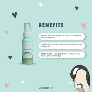Omumsie Detangler Hair Serum For Kids | Extra Moisturizing For Curly Hair - OM4