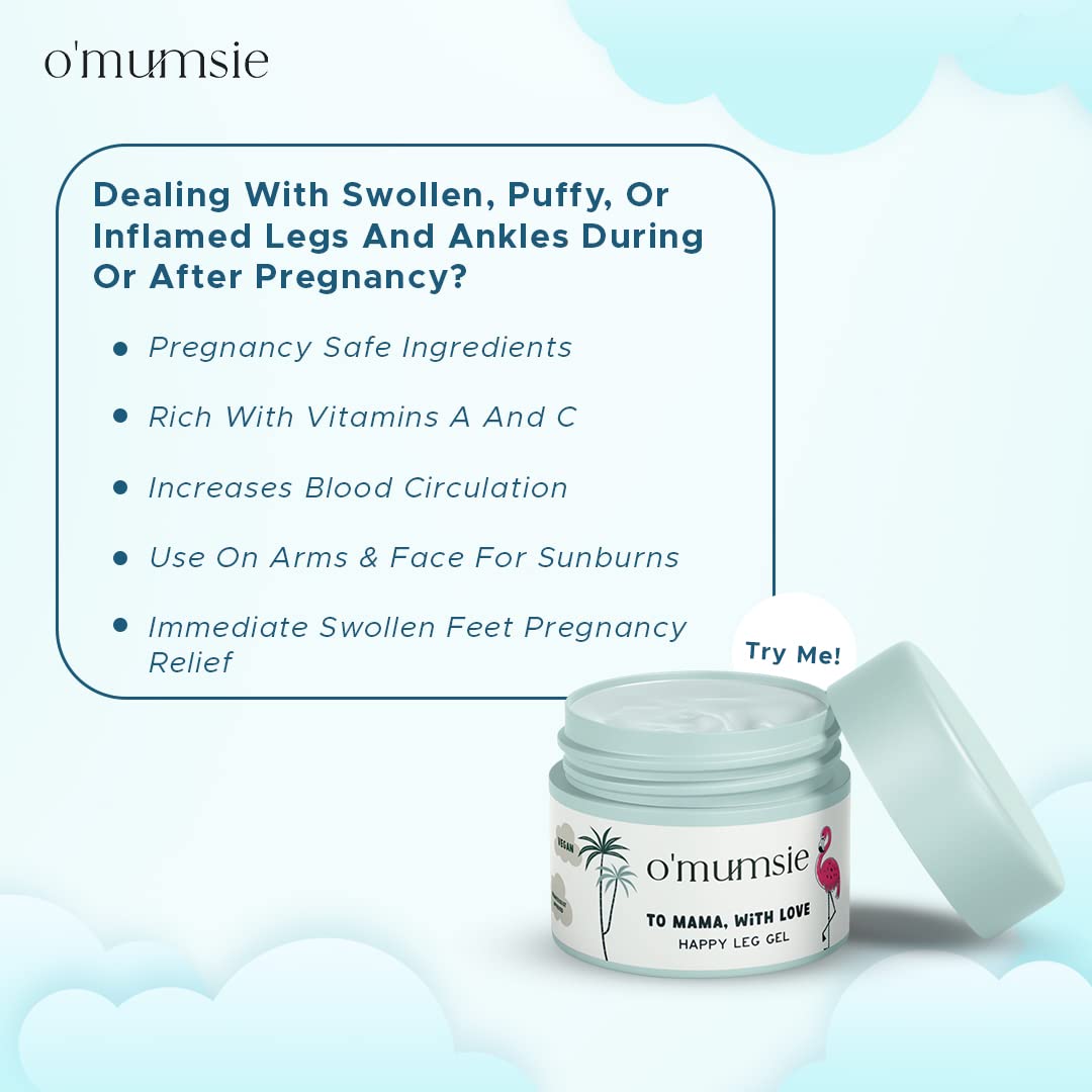 Omumsie Happy Leg Gel- Pregnancy Swollen Feet & Ankles Treatment - OM-08