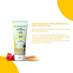 Omumsie No Tan Baby Sunscreen | SPF 50 Protection - OM21