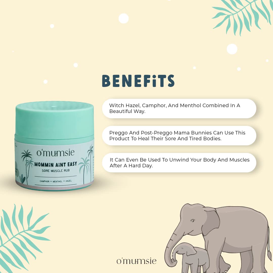 Omumsie-Sore Muscle Rub For Pregnant & Post-partum Moms - OM-10