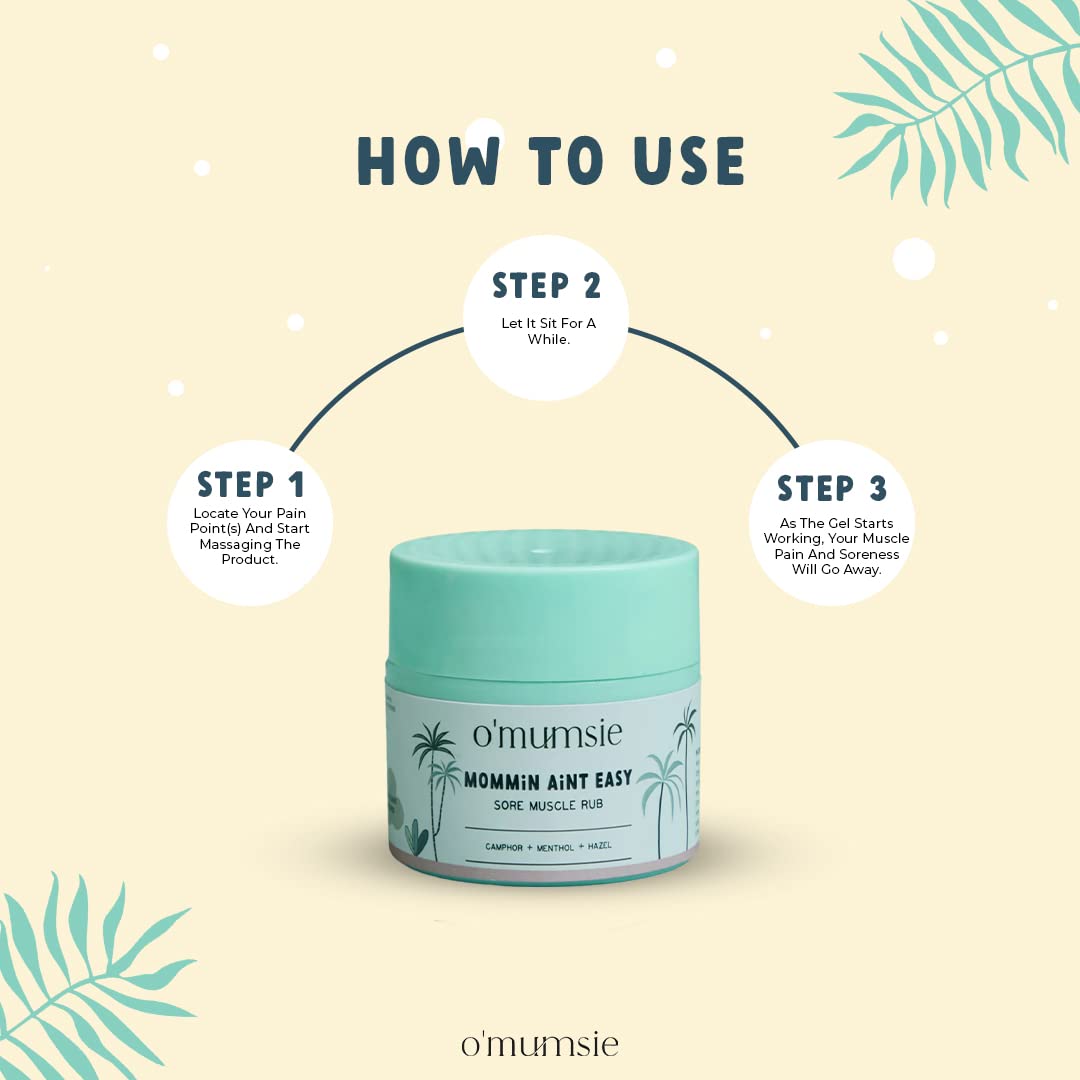 Omumsie-Sore Muscle Rub For Pregnant & Post-partum Moms - OM-10
